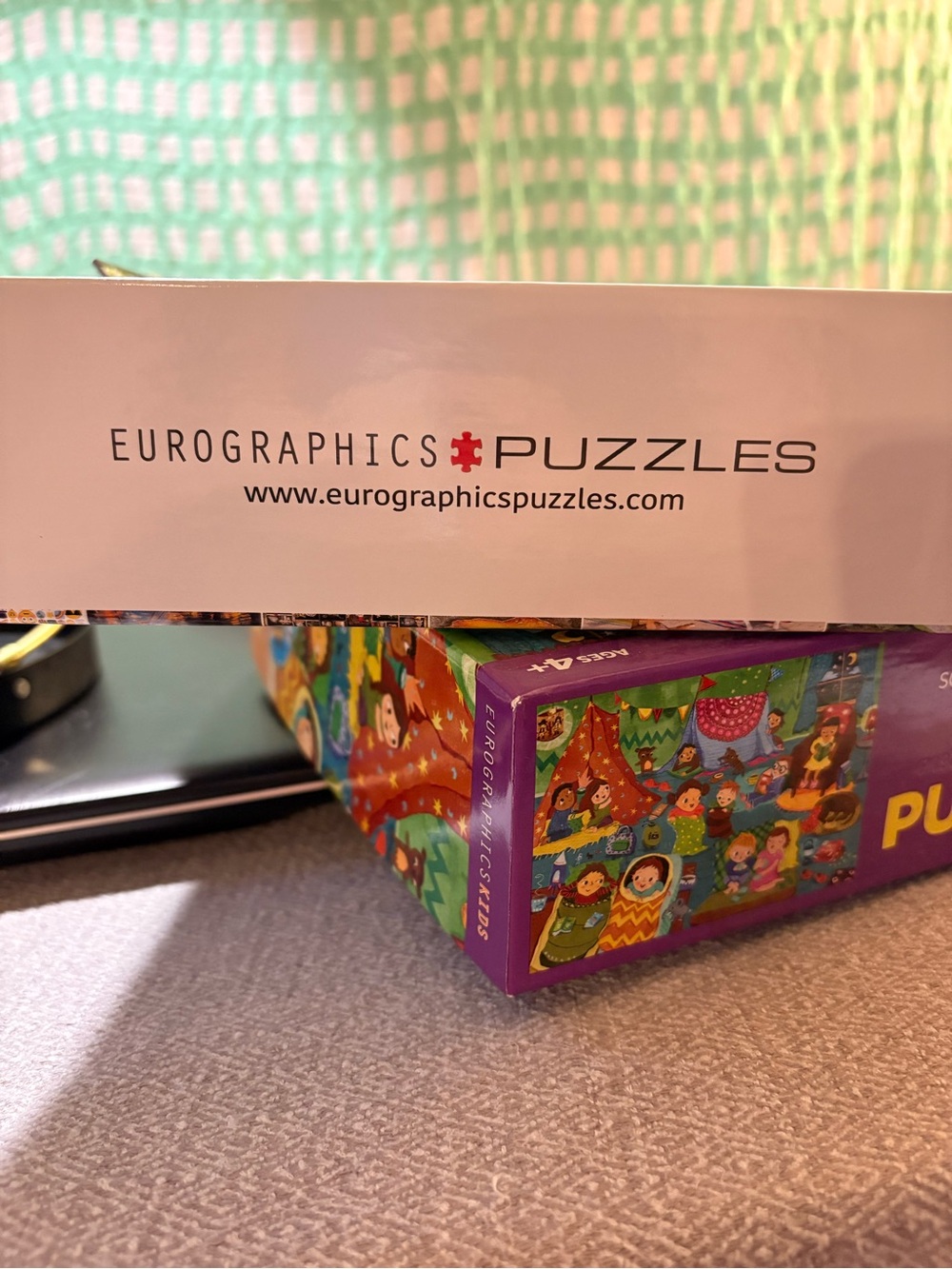 Eurographics Kids Pajama Party Puzzle - Orange & Purple, 60 Pieces. Ages 4 + - Picture 3 of 4